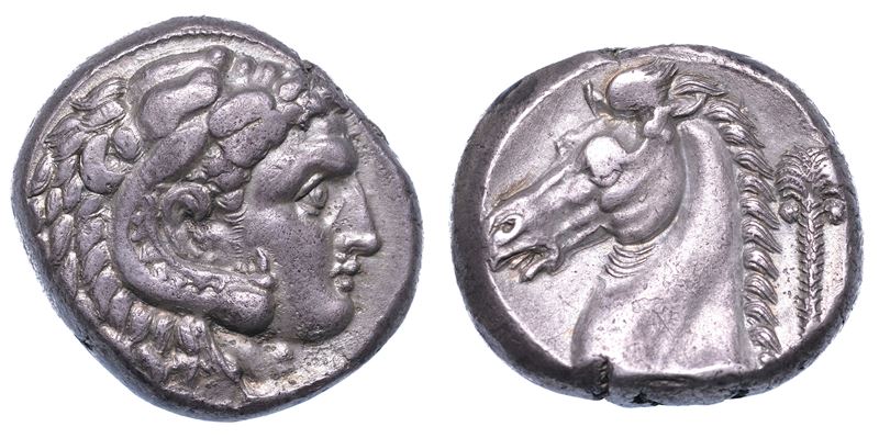 SICILIA - PERIODO SICULO PUNICO. Tetradracma, 300-289 a.C.  - Asta Numismatica - Cambi Casa d'Aste