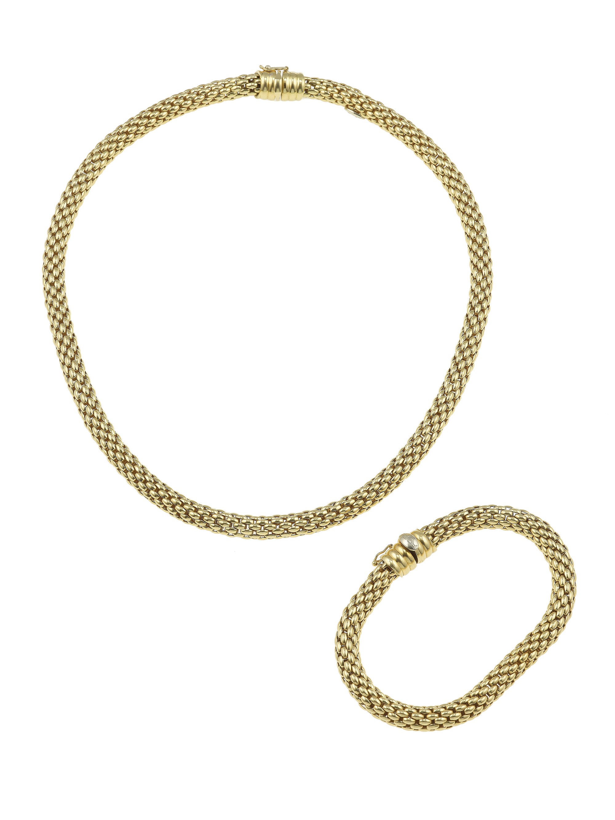Fope. Demi-parure Composta da Girocollo e Bracciale