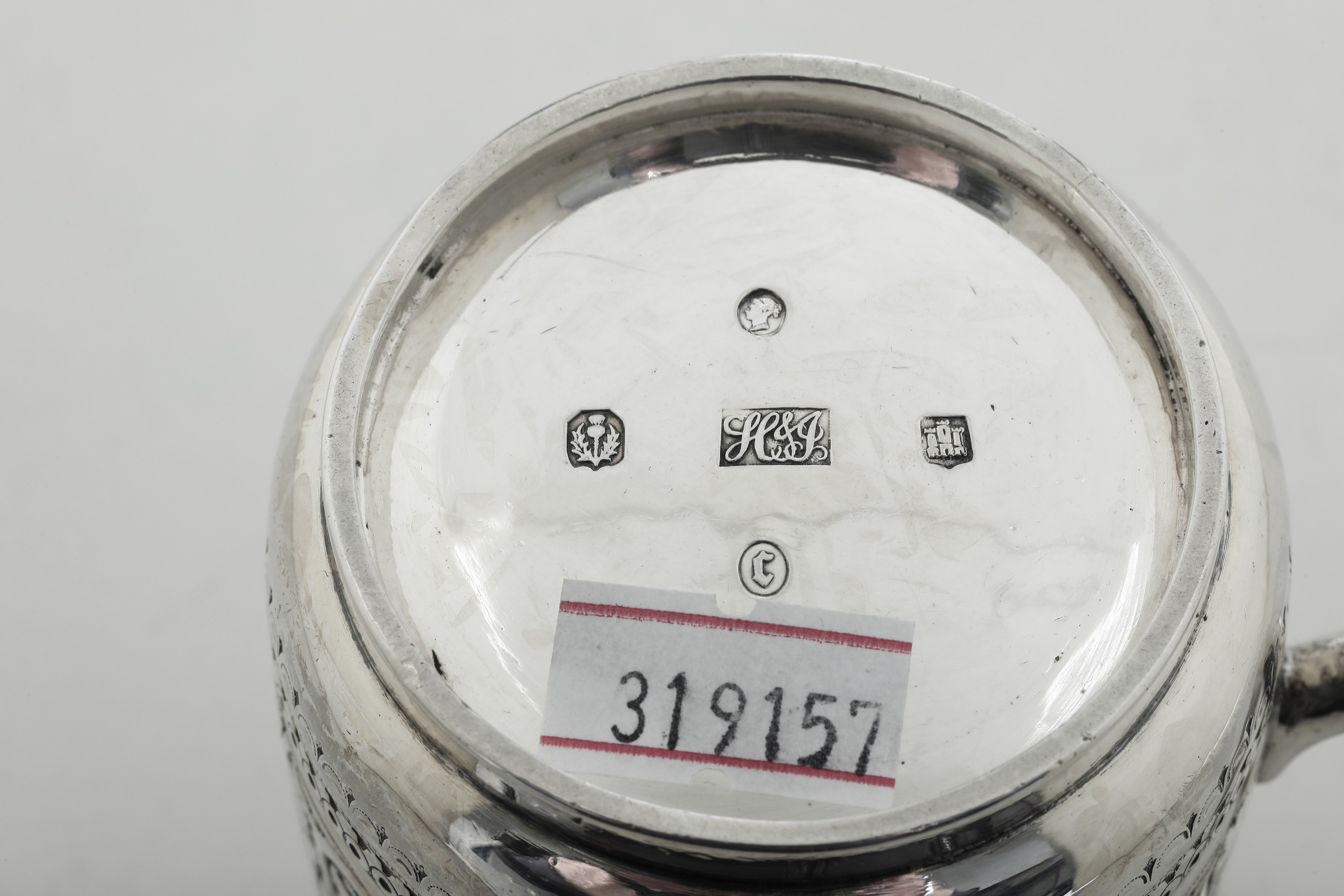 Hamilton & Inches, Mug di argento, Edimburgo 1884