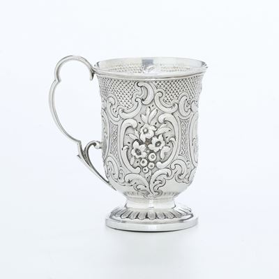 J. Ross, Mug in argento Glasgow 1856