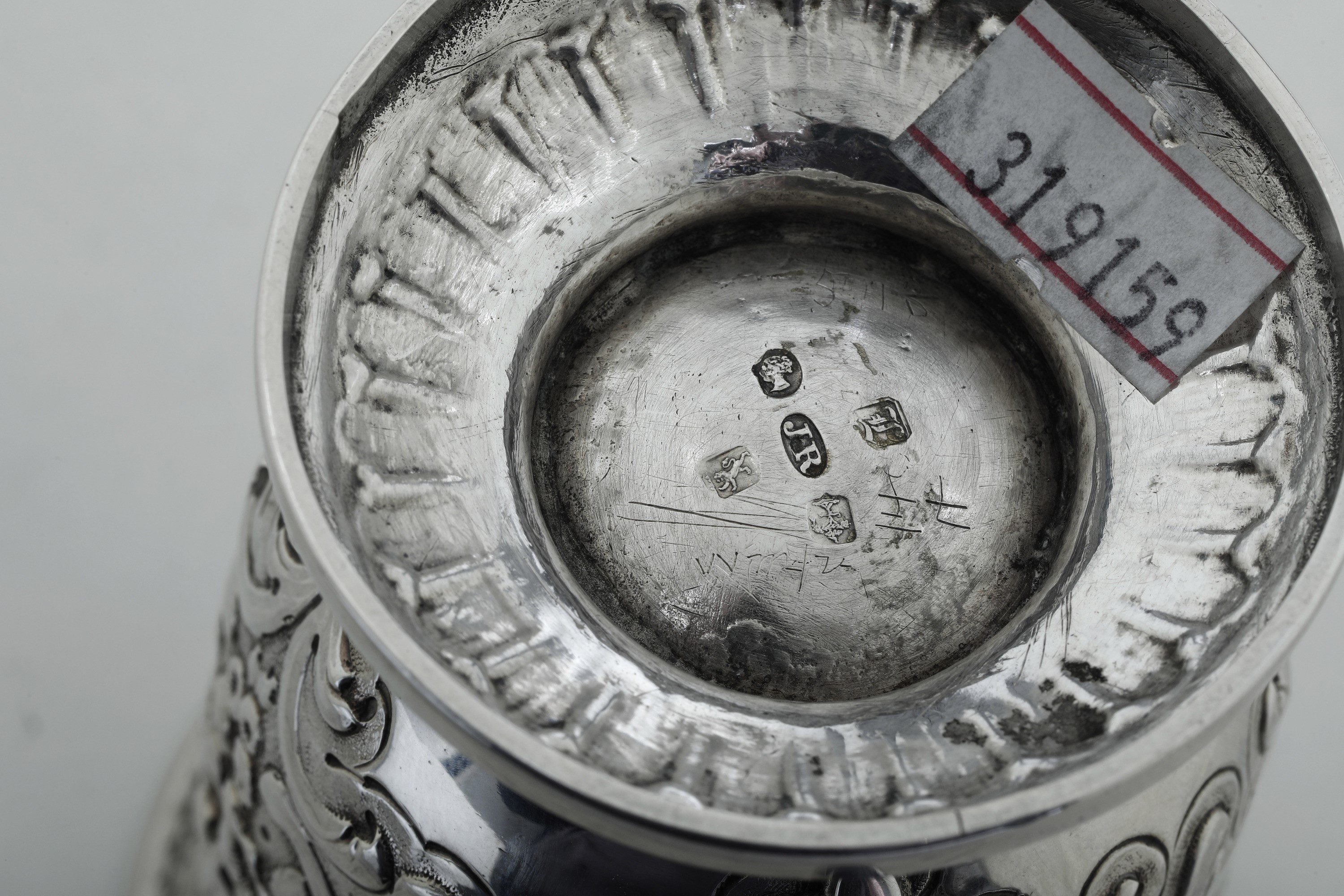 J. Ross, Mug in argento Glasgow 1856