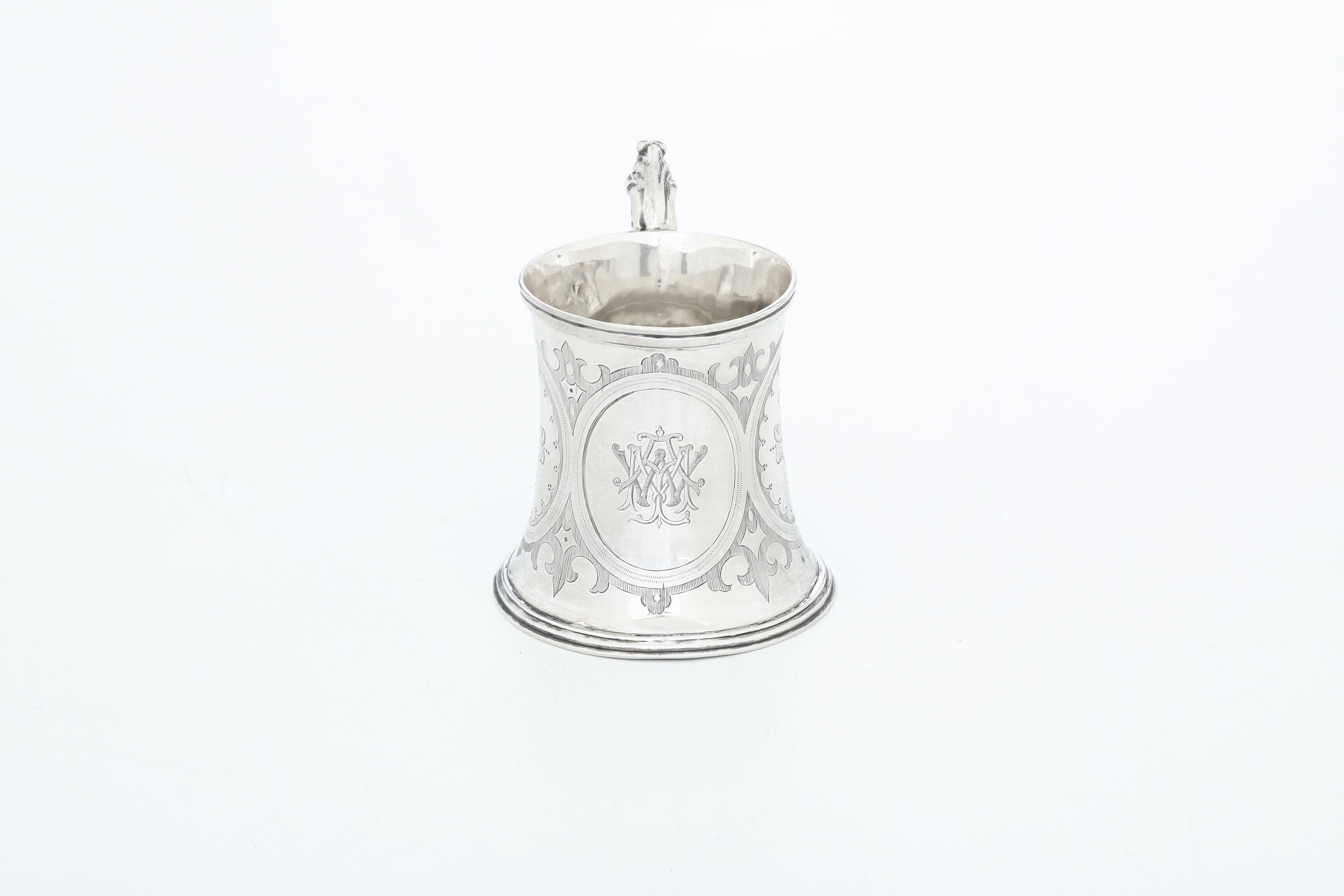 John Kilpatrick, Mug Londra 1874, argento fuso, sbalzato e cesellato