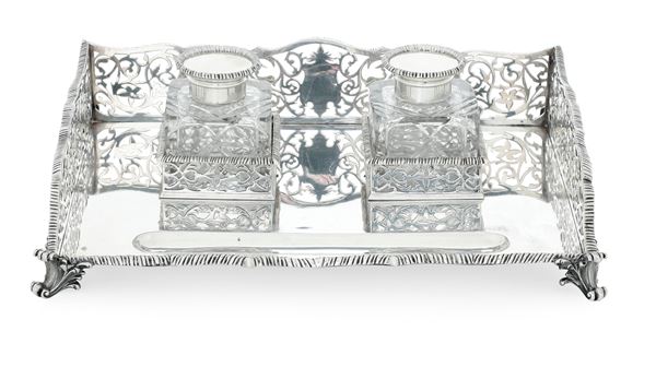 Set da scrittura. Londra 1902, argentiere Mappin & Webb