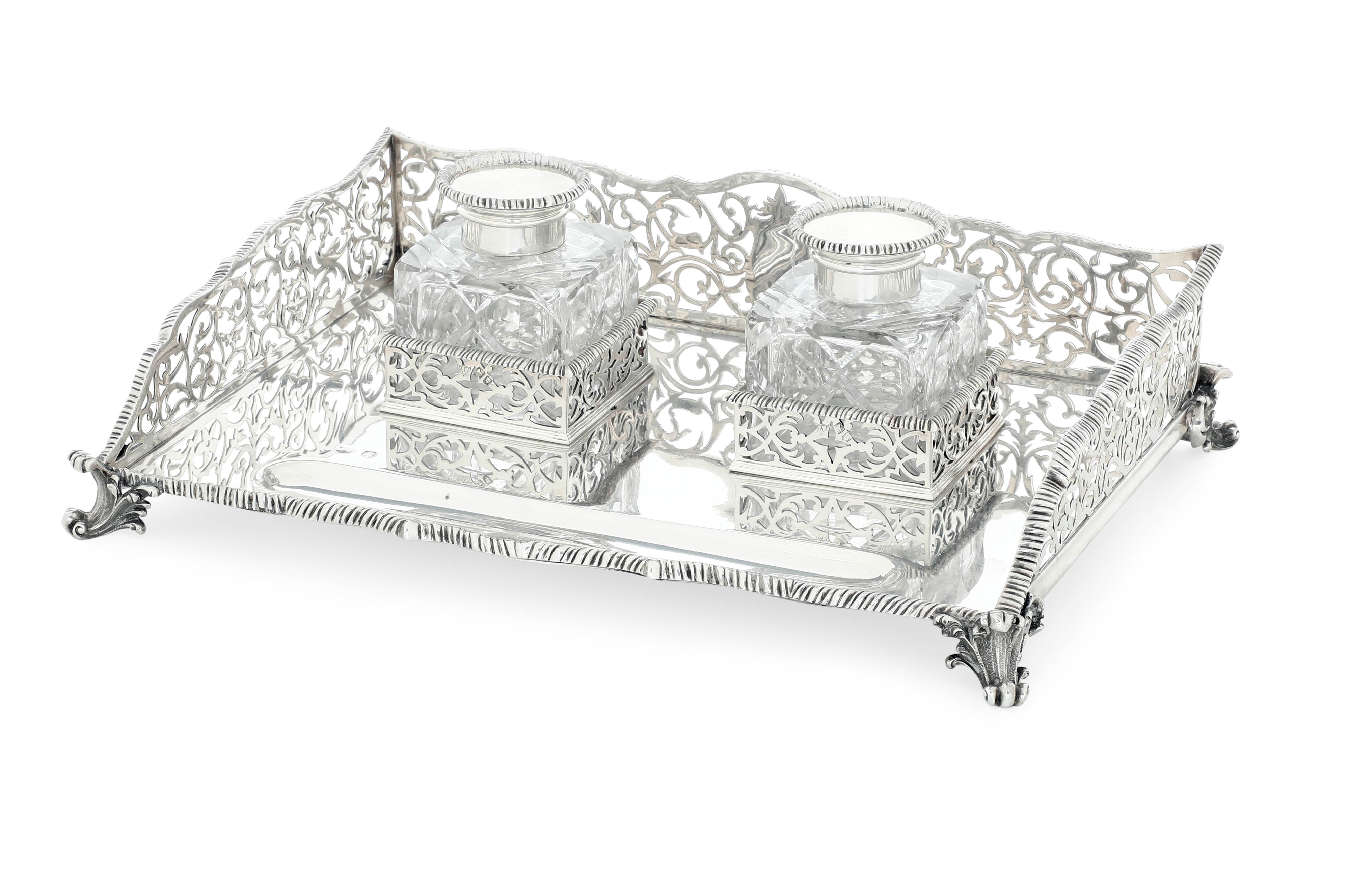 Set da Scrittura. Londra 1902, Argentiere Mappin & Webb