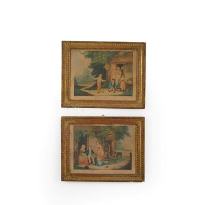 J. Duthé (1788 - 1869) un Jeune Matelot Racontant Son Naufrage / le Retour Du Jeune Matelot