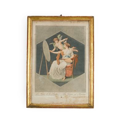 Ridè (attivo Verso il 1780-1800) le Génie De la Peinture