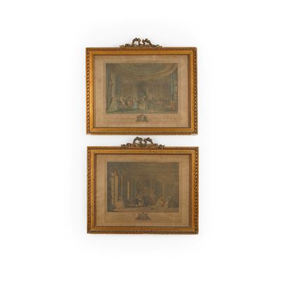 Francois-nicolas-barthelemy Dequevauviller (1745 - 1807 Ca.) L'assembleé Au Concert / L'assembleé...