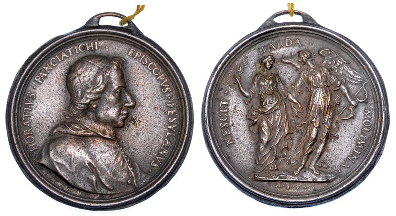 FIRENZE (FIESOLE). ORAZIO PANCIATICHI, ? - 1718. Medaglia in bronzo.  - Auction Numismatics - Medals and popes - II - Cambi Casa d'Aste