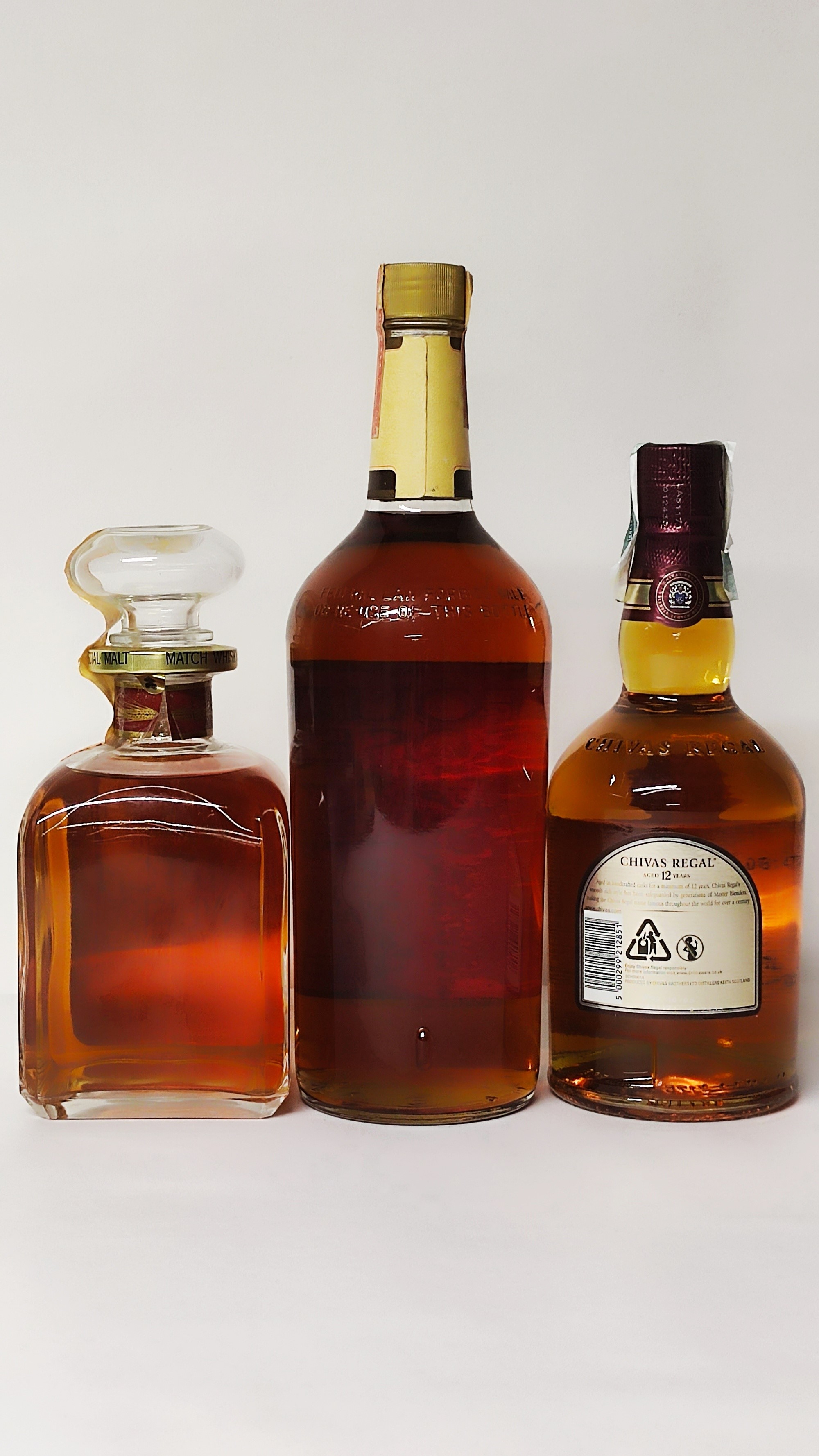 Match, Four Roses, Chivas Regal, Scoth Whisky