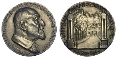 Sovrano Militare Ordine di Malta. Ludovico Chigi Albani della Rovere (gran Maestro), 1866-1951. M...