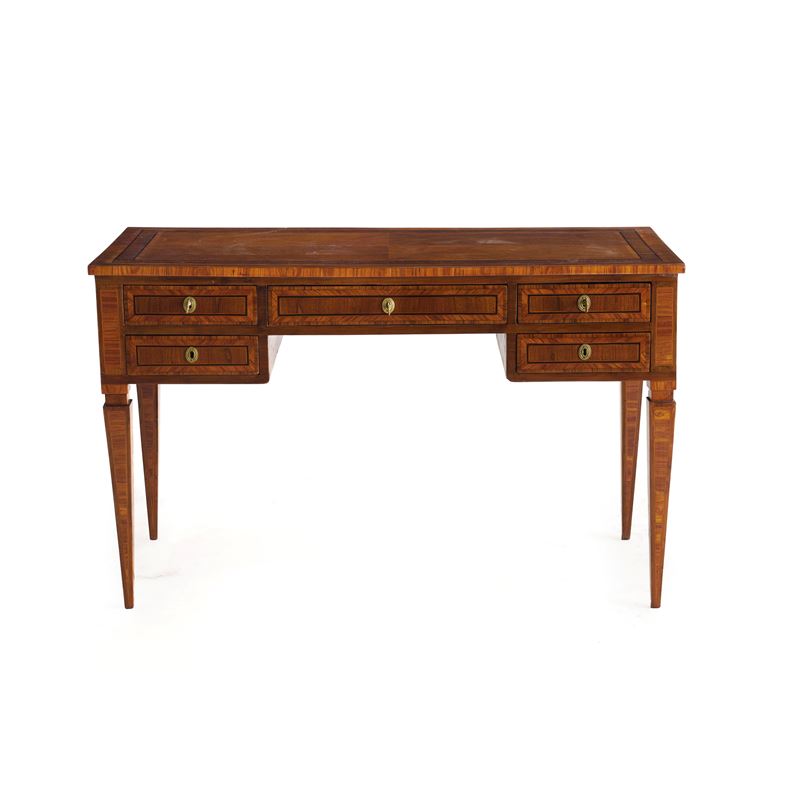 Scrittoio da centro. Lombardia, fine XVIII secolo  - Auction Antiques - Cambi Casa d'Aste