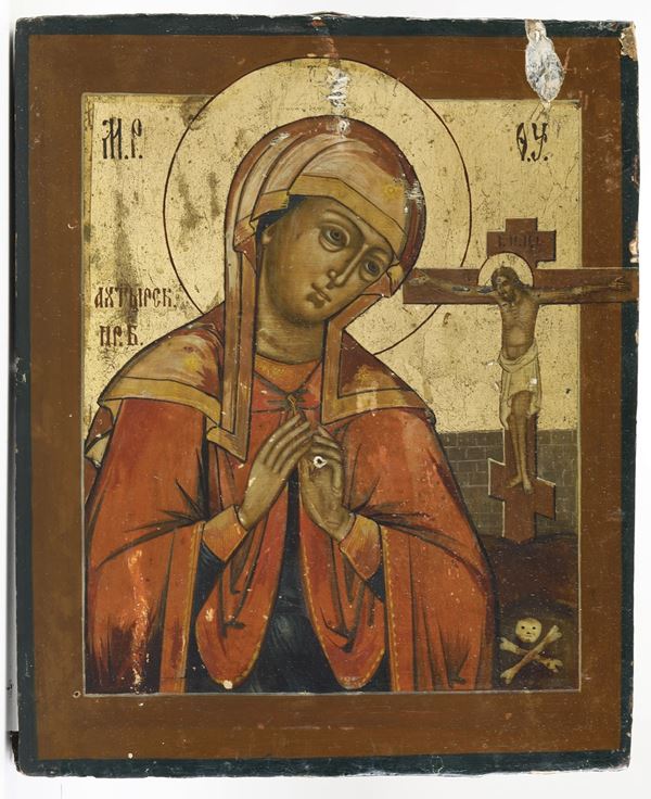 Madonna con Crocifisso. Russia XIX-XX secolo