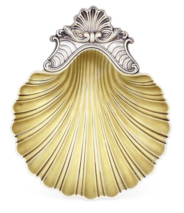 Grande conchiglia. Argenteria italiana del XX secolo. Argentiere Rino Greggio, Padova