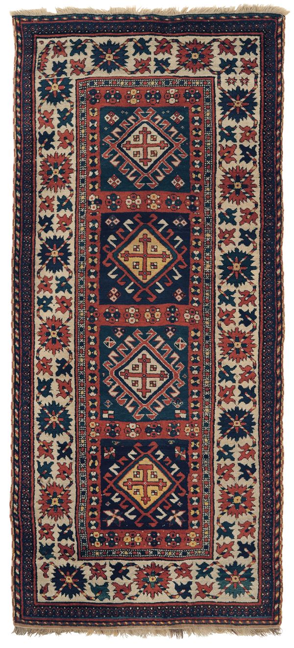 Tappeto Kazak Caucaso, fine XIX secolo