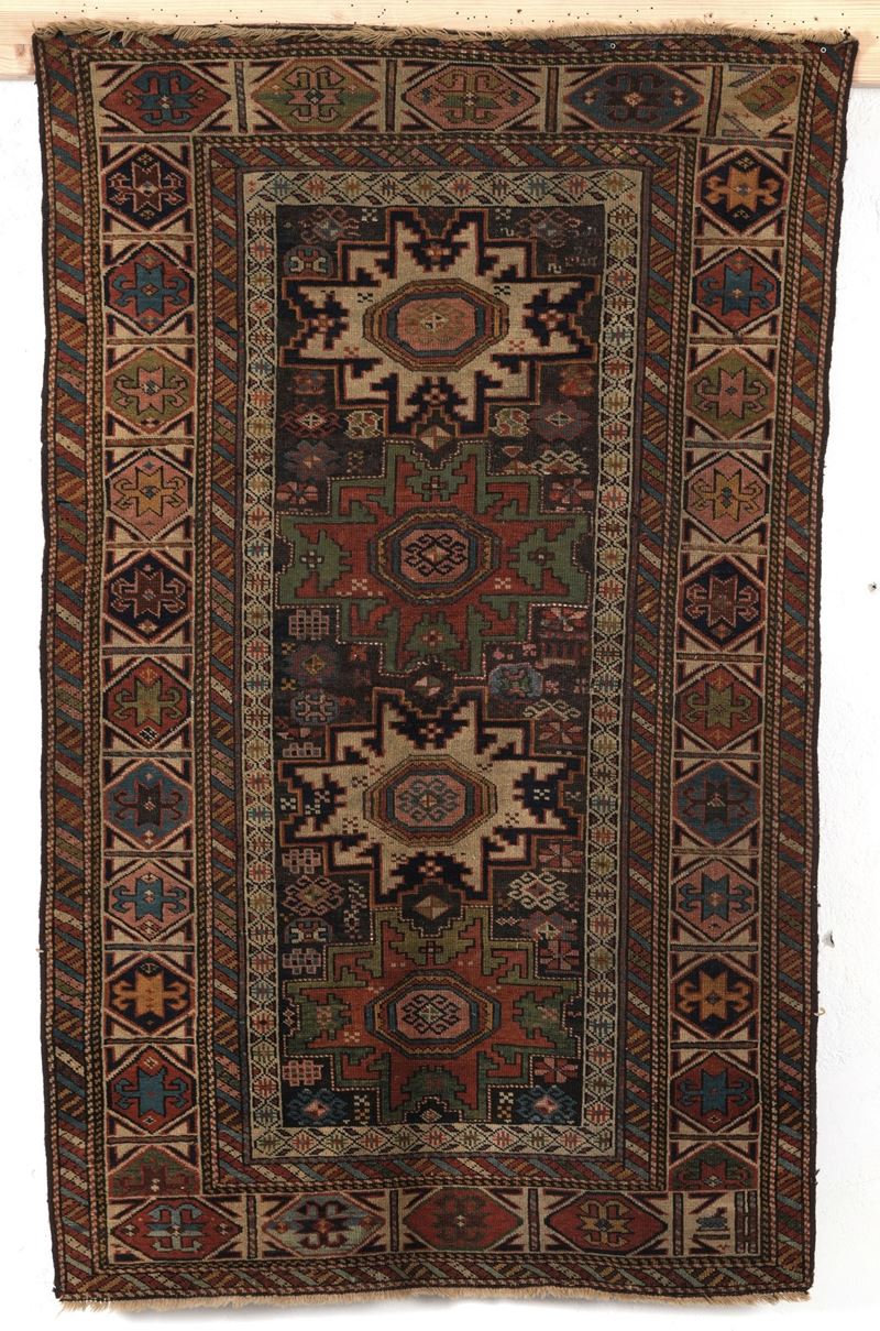 Tappeto Shirvan Lesghi, Caucaso fine XIX inizio XX secolo  - Auction Fine Carpets - Cambi Casa d'Aste