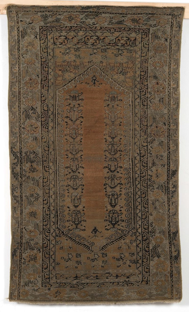 Tappeto Koula Anatolia, fine XIX inizio XX secolo  - Asta Tappeti Antichi - Cambi Casa d'Aste