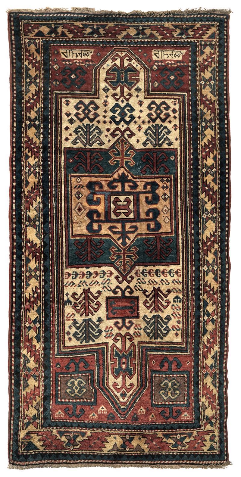 Tappeto Kazak Fachralo Caucaso, fine XIX inizio XX secolo  - Asta Tappeti Antichi - Cambi Casa d'Aste