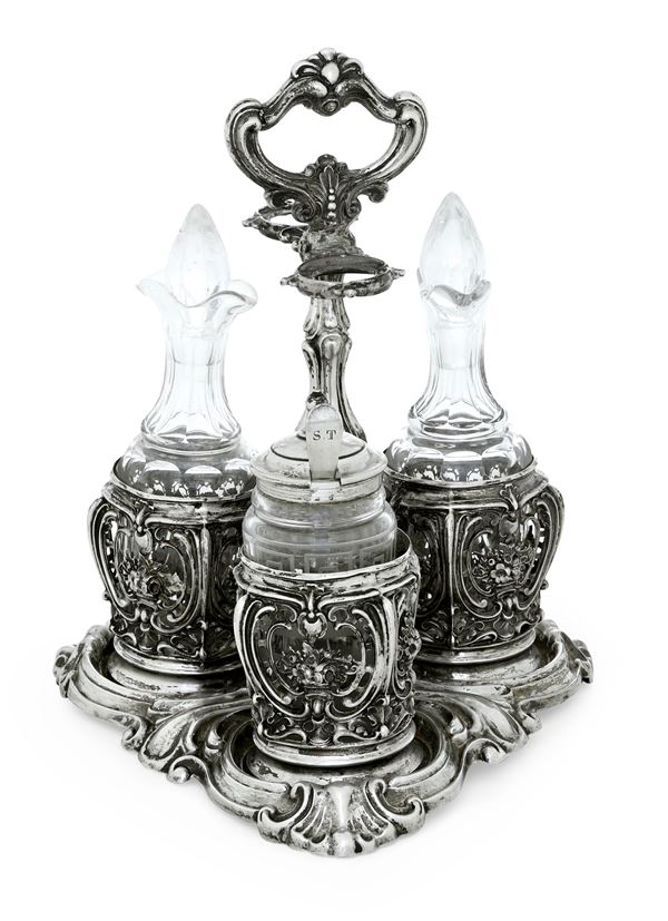 Mostardiera. Argenteria austroungarica, inizi XX secolo