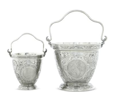 Due Secchielli. Argenteria Milanese del XX Secolo, Argentiere Ilario Pradella per Fasano Torino