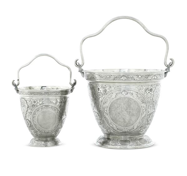 Portaghiaccio e portachampagne. Argenteria milanese del XX secolo, argentiere Ilario Pradella per Fasano Torino