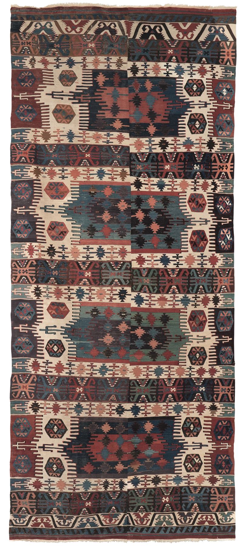 Kilim Anatolia fine XIX secolo  - Asta Tappeti Antichi - Cambi Casa d'Aste