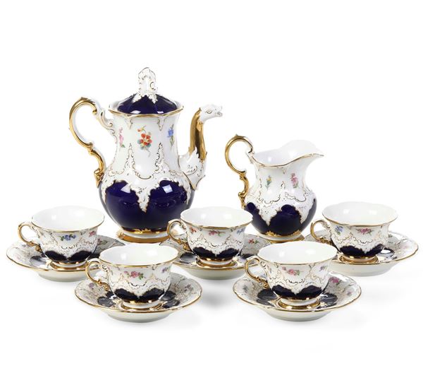 Servizio da caffè. Germania, Meissen, prima metà del XX secolo.