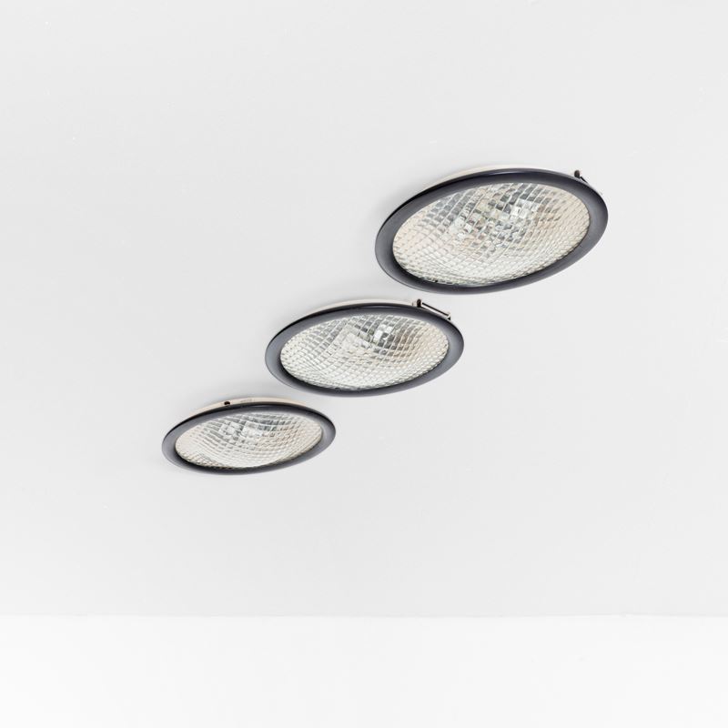 Stilnovo : Tre lampade a plafone  - Auction Design 200 - Cambi Casa d'Aste