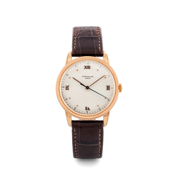 Patek Philippe - Calatrava ref 2841 in 18k pink gold, centre seconds, manual winding, circa 1955