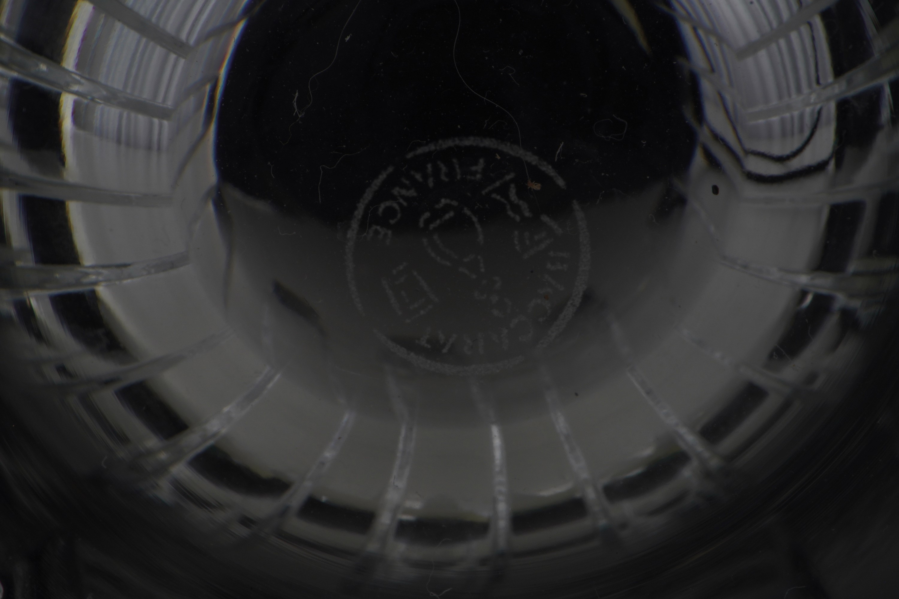 Dodici tumbler "Rotary". Francia, Manifattura Baccarat, XX secolo.