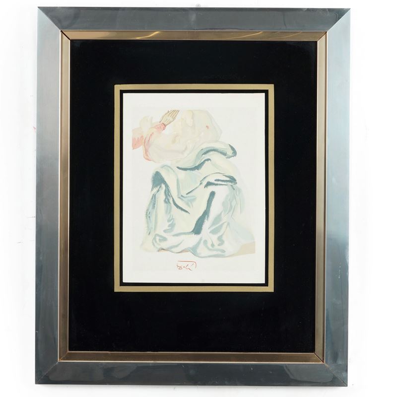 Salvador Dalì : La trasmodante bellezza di Beatrice  - Auction Antiques - Cambi Casa d'Aste