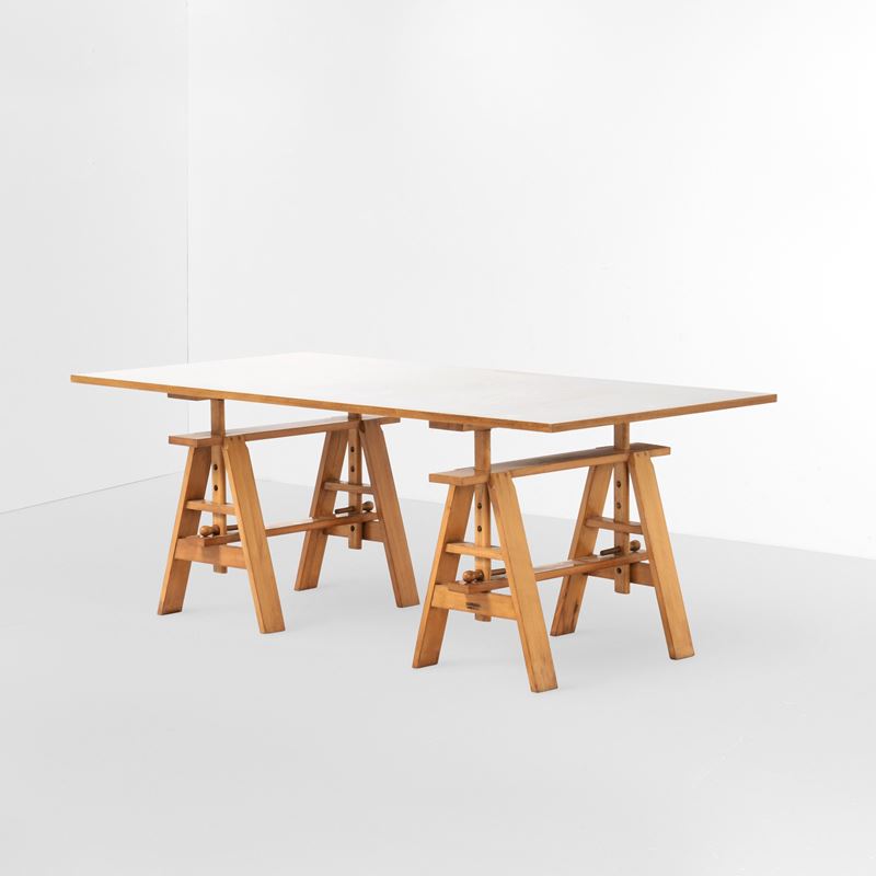 Achille e Piergiacomo Castiglioni : Tavolo mod. Leonardo  - Auction Design - Cambi Casa d'Aste