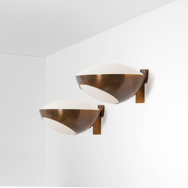 Max Ingrand - Due lampade a parete mod. 1963