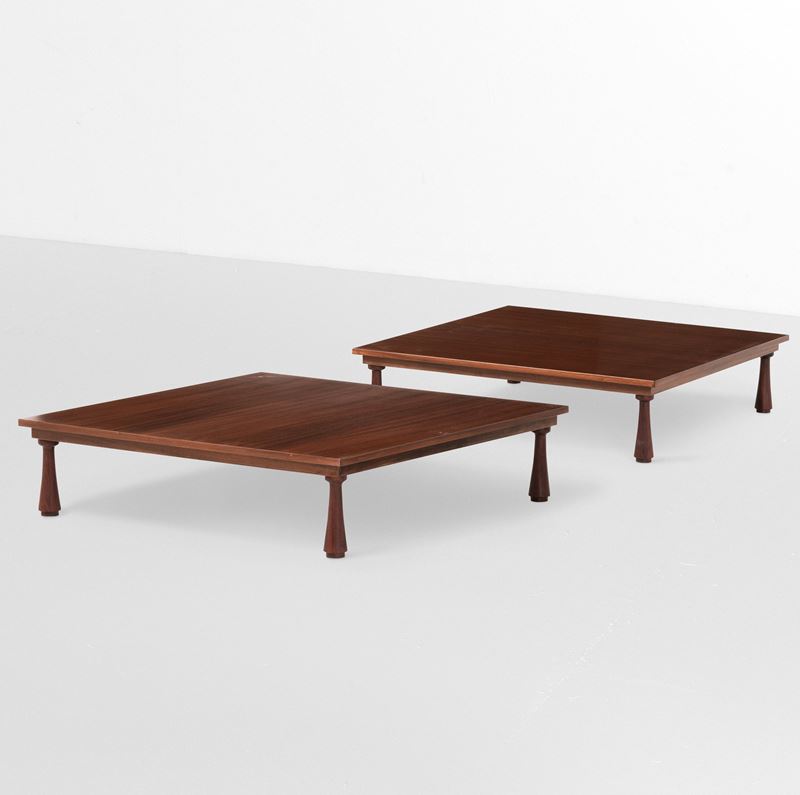 Angelo Mangiarotti : Due tavoli bassi  - Auction Design - Cambi Casa d'Aste