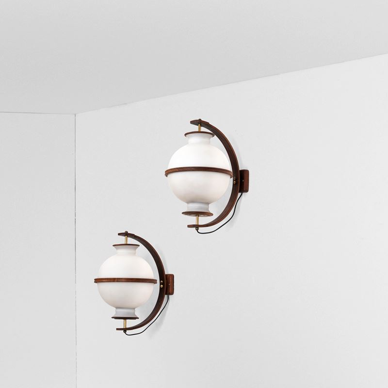 Goffredo Reggiani : Due lampade a parete  - Auction Design - Cambi Casa d'Aste