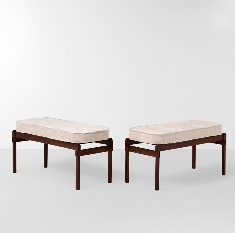 Ico Parisi : Due panche  - Auction Design - Cambi Casa d'Aste