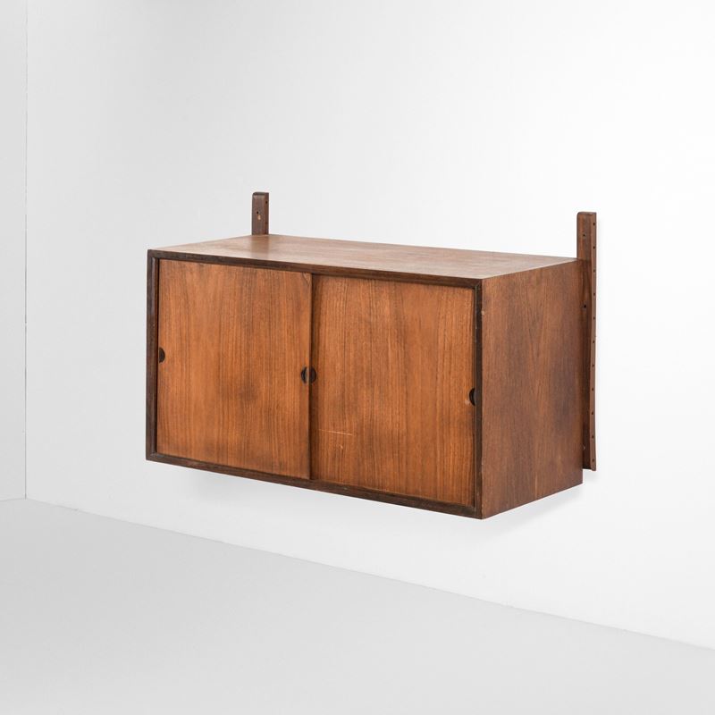 ISA : Mobile contenitore da parete  - Asta Arredi del XX secolo - Cambi Casa d'Aste