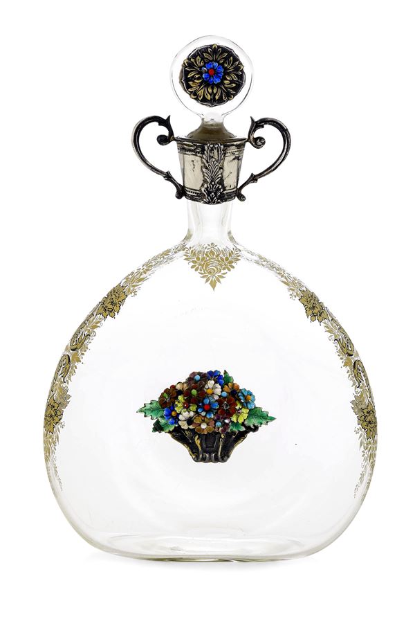 Bottiglia. Argenteria italiana del XX secolo, argentiere Stefani, Bologna