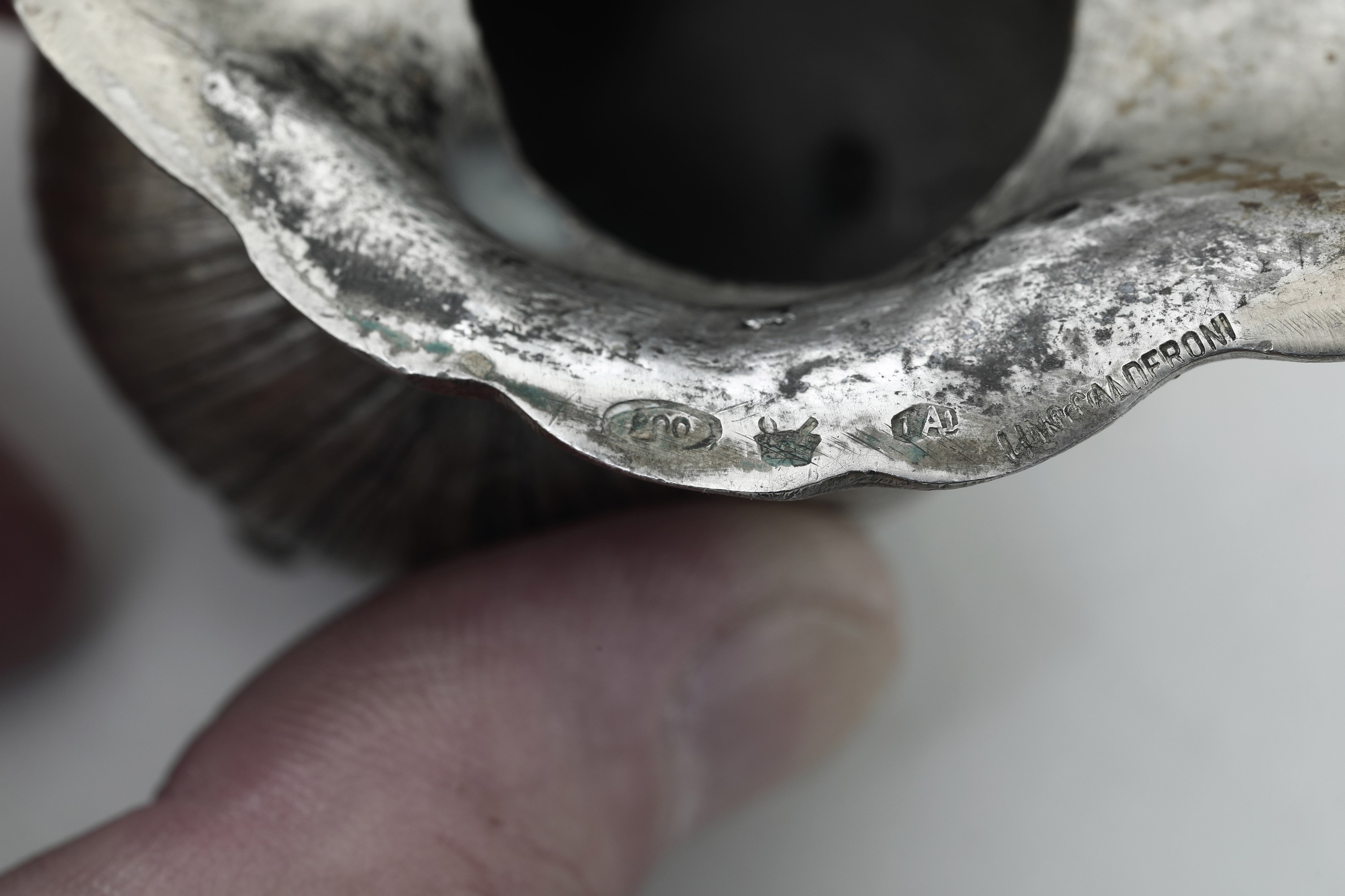 Forchettine per Escargot. Argenteria Italiana del XX Secolo, Argentiere Cesa, Alessandria