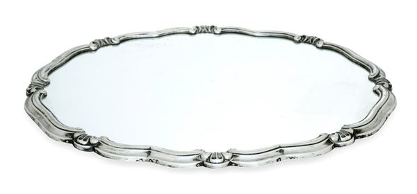 Presentoire a specchio. Argenteria italiana del XX secolo, argentiere Castaudi & Gautero, Vercelli