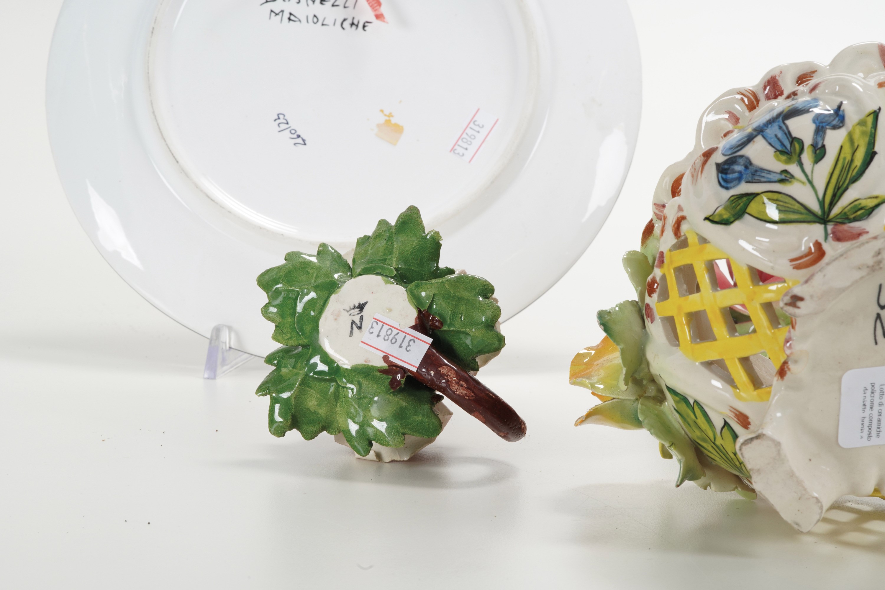 Lotto di Ceramiche Policrome