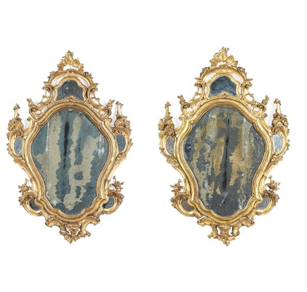 Coppia di specchiere. Venezia, XVIII secolo
