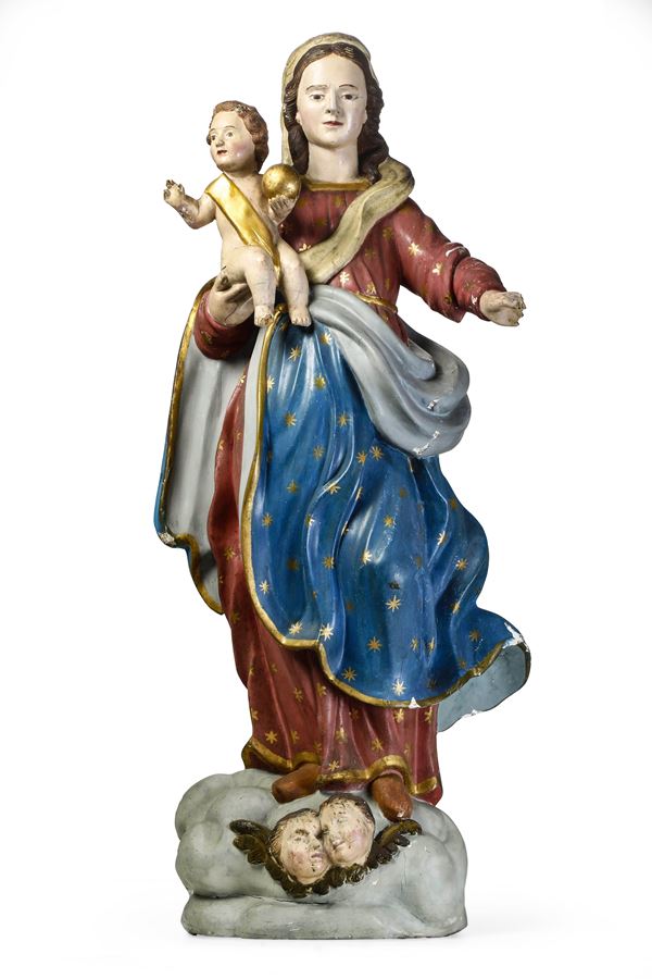 Arte barocca del XVIII secolo Madonna con Bambino
