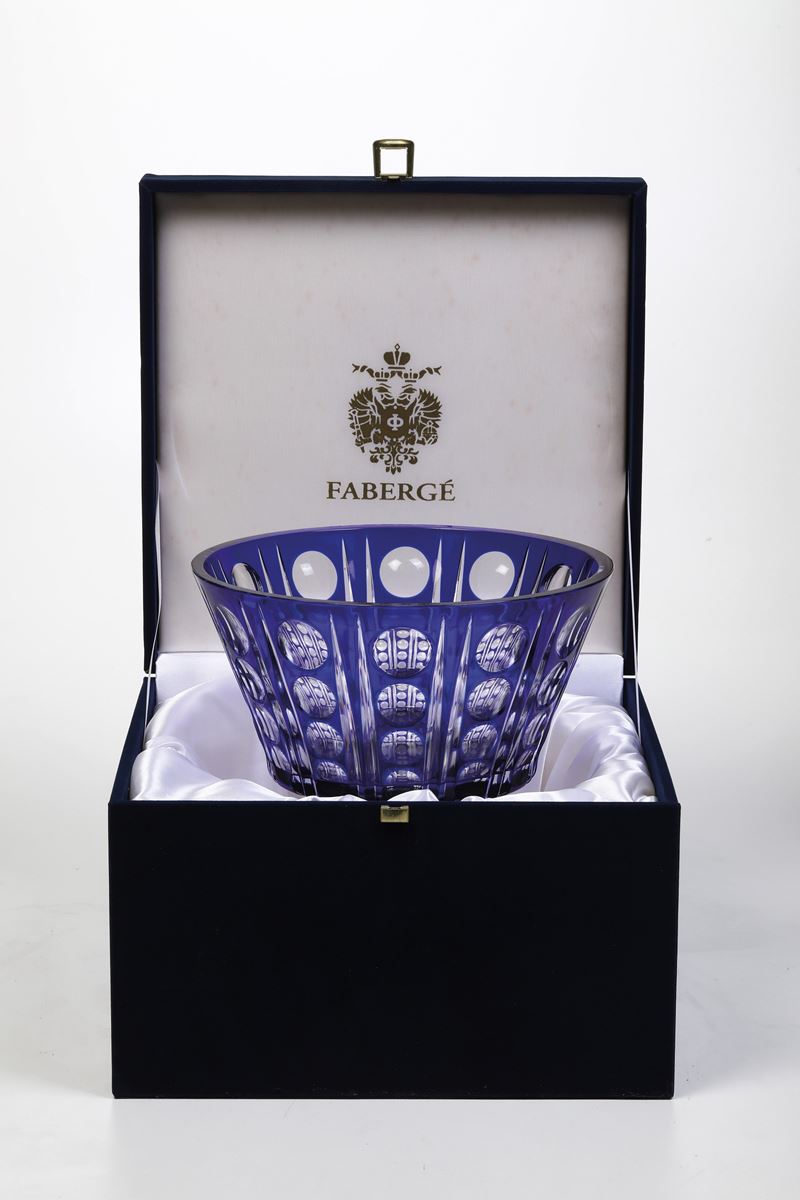 Vaso.  Fabergé, seconda metà del XX secolo  - Auction Majolica, Porcelain and Glass - Cambi Casa d'Aste