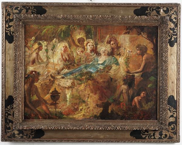 Anonimo del XIX secolo Scena classica