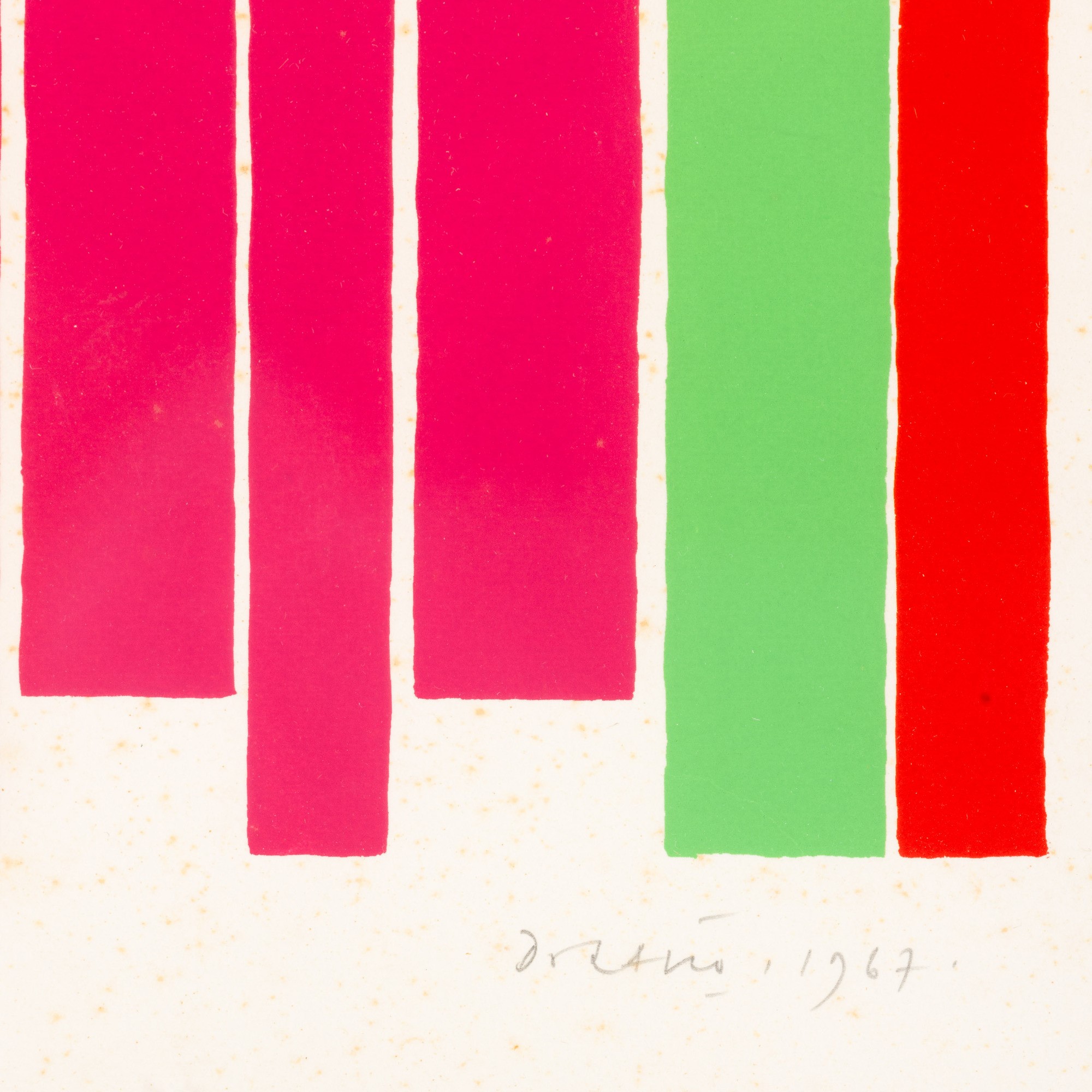 Piero Dorazio - Senza titolo, litografia