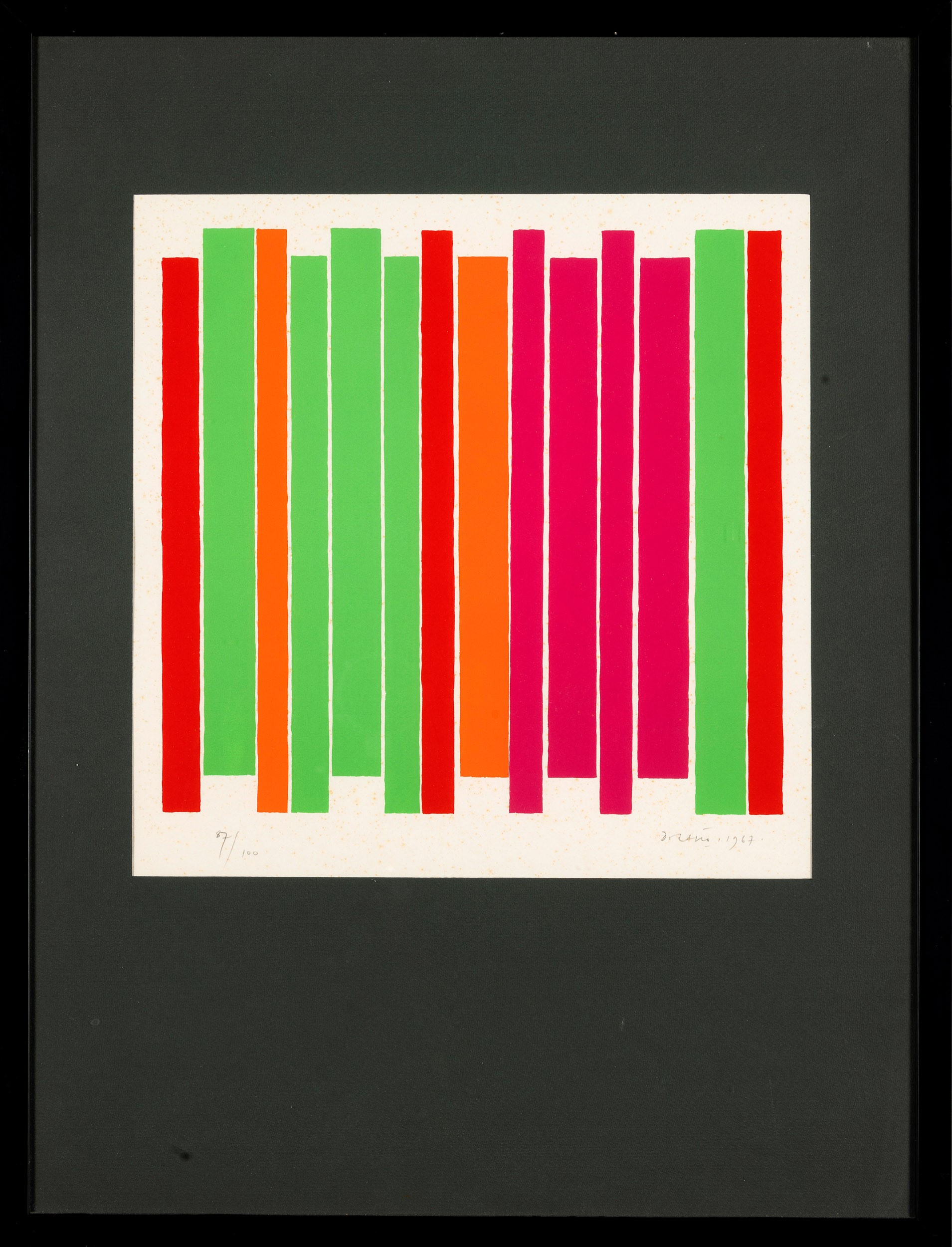 Piero Dorazio - Senza titolo, litografia