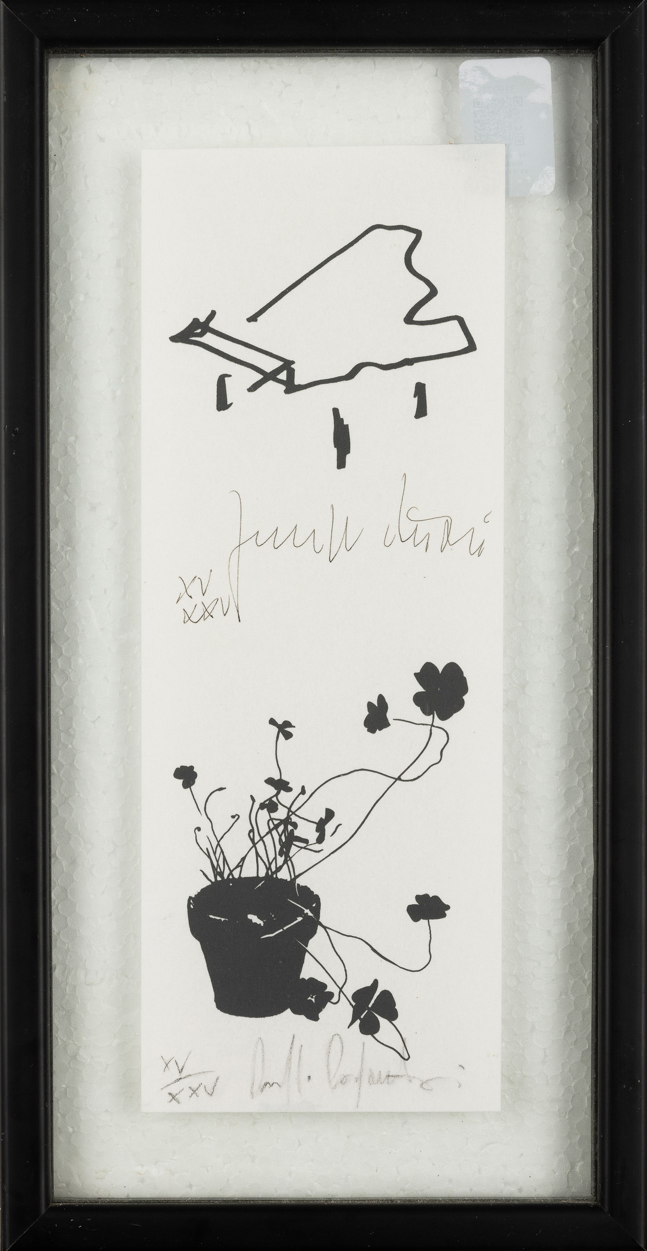 Chiari & Bonfanti - Senza titolo, serigrafia/tecnica mista su carta