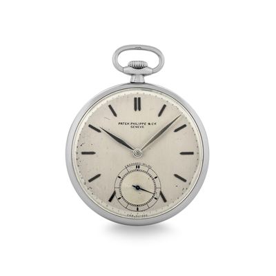 Tasca Openface "eberhard Milano" in Acciaio, Cassa F. Borgel, Quadrante Argento Satinato, 47 MM