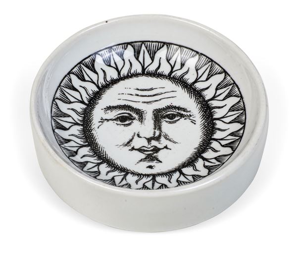 Svuotatasche "Sole". Milano, Manifattura Fornasetti, 1950 circa.