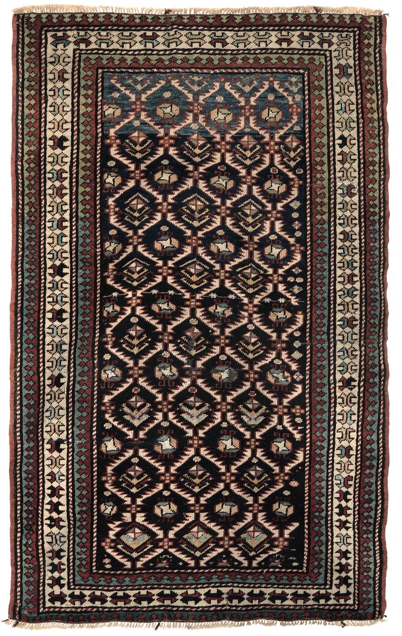 Tappeto Shirvan, Caucaso fine XIX inizio XX secolo  - Asta Tappeti Antichi - Cambi Casa d'Aste